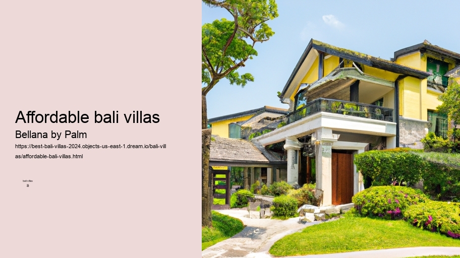 affordable bali villas
