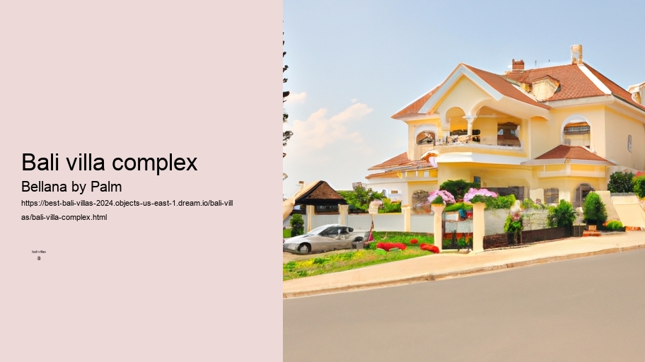 bali villa complex